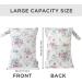 Hbselect 2PCs Waterproof Diaper Bag Set | Reusable with Zipper Wet Wipes Organizer | Floral Design for Babies & Toddlers - Buy Online on GoSupps.com