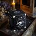 Tarot Cat Protection Crystal Candle | Handcrafted Amethyst & Dry Flowers | Amber & Sandalwood Scented | Perfect for Birthdays Witchcraft & Relaxation - Buy Online on GoSupps.com