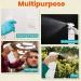 Clear Glass Spray Bottles (4 Pack) - 473ml Refillable Sprayers for Cleaning Essential Oils & More - Durable Black Spray Head with Fog & Jet Settings - Buy Online on GoSupps.com