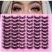 False Eyelashes 30 Pairs Of False Eyelashes Multi-layer Thick Eyelashes Daily False Eyelashes Reusable for Different Eye Makeup (Color : A Taille unique : 003) - Buy Online on GoSupps.com