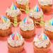 Arthsdite 24Pcs Unicorn Horn Cupcake Toppers Gold Glitter Unicorn Cupcake Picks for Unicorn Theme Baby Shower Birthday Wedding Engagement Party Cake Decorations Supplies - Gold Glitter - Buy Online on GoSupps.com