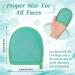4 Pcs Exfoliating Gloves Set | Facial & Body Scrub Mitts for Deep Cleansing | Skin Exfoliator Tool in 4 Colors - Buy Online on GoSupps.com