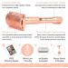 Eco-Friendly Jungle Culture Safety Razor & Stand | Reusable Rose Gold Metal Razor for Men & Women | Includes 10 Double Edge Blades - Buy Online on GoSupps.com