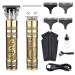 sunssoon Hair Clippers Trimmers Cordless, Rechargeable Clippers for Hair Cutting, Hair Trimmer Metal Body Cutting Haircut Kit Beard Shaving Trimming Barbershop Professional, Golden