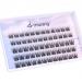 Buy Cluster Lashes - Wispy Individual C Curl Lash Clusters (10-12MM) for Natural DIY Eyelash Extensions at Home - Buy Online on GoSupps.com