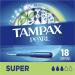 Tampax Pearl Super Absorbency Scented Tampons - 18 Count Pack - Buy Online on GoSupps.com