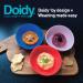 Doidy Silicone Baby Bowl - Non-Slip Suction Feeding Bowl for Weaning - Soft and Pliable Design - Pink, 6+ Months to Toddler - Buy Online on GoSupps.com