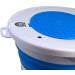 Black Anchor Collapsible Bait Bucket 10L | Lightweight with Aerator Slot and Tubing Hole - Buy Online on GoSupps.com