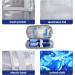 LengKe Insulin Cooler Travel Case - Portable Diabetic Medication Bag with Ice Pack (Quicksand Blue) - Buy Online on GoSupps.com