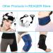 REAQER Hip Thigh Support Brace - Groin Compression Wrap for Pain Relief & Injury Recovery - Unisex Black - Buy Online on GoSupps.com
