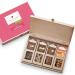 Wellnut "Ladiesnight"-Premium gift set for women I vegan | Caramelized nut snacks I gift idea for women girlfriend mother (4 snacks in the birch wood box) caramelized nuts (vegan) 4 snacks in the birch wood box