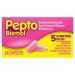 Pepto Bismol Caplets 24 Count for Relief of Gas Anti Diarrhea Heartburn Nausea Upset Stomach and Indigestion Unflavored 24 Count (Pack of 1)