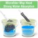 BOOMJOY Twist Mop - Self-Wringing Wet Floor Cleaning Mop with Microfiber Ratchet Tornado and 3 Reusable Heads - White - Buy Online on GoSupps.com