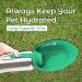 Buy Lumoleaf 800ml Portable Dog Water Bottle - Stainless Steel Travel Accessory for Hiking & Camping (Green) - Buy Online on GoSupps.com