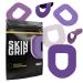 Skin Grip Adhesive Patches for Omnipod Insulin Pump Purple Pack Waterproof & Sweatproof Adhesive for 3 Days Pre-Cut Adhesive Medical Tape