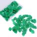 100 Pcs Edible Wafer Paper Sheets Realistic Leaves Edible Rice Paper Cake Decorations Coloured Rice Paper Edible Wafer Paper Cupcake Toppers for Baby Shower Wedding Birthday Party Green