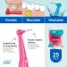 TEPE Interdental Brush Angle - Pack of 25 Extra-Small/Small Gaps Pink 0.40 mm - Ideal Dental Care for Clean Teeth - International Shipping - Buy Online on GoSupps.com