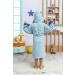 Ely Parker Super Soft Turkish Cotton Hooded Bathrobe for Boys & Girls | Terry Towel Absorbent Comfortable | Ages 5-6 - Buy Online on GoSupps.com