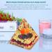 Red Glaze Virgo Zodiac Orgone Pyramid - Healing Crystal for Yoga & Meditation - Buy Online on GoSupps.com