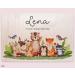 Personalized Wooden Baby Souvenir Box | Forest Animals | Custom Name Date & Size | Perfect Baby Gift - 30x20x14 cm - Buy Online on GoSupps.com