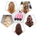 3 Barrel Curling Iron Wand Hair Waver with Hair Clips and Glove - Pink - Buy Online on GoSupps.com