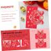 TEHAUX 2pcs 2022 Red Envelope Frosted Money Pouch Chinese Gift 2022 Hong Bao Lucky Money Envelopes Lovely Red Packet Li Xi Red 2022 Red Packet Wedding Red Packet See Supplies Fold Paper As Shown 17.8X14.8X1cm - Buy Online on GoSupps.com