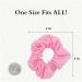 Motique Accessories Light Pink Hair Ties - Solid Color Pack of 2 for Effortless Styling | International Shipping Available - Buy Online on GoSupps.com