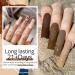 UR SUGAR Autumn Winter Gel Nail Polish Set - 6 Brown Tones for Fall, Nude, Caramel, Coffee, Burgundy, Red, Khaki - Soak Off UV Gel Varnish Kit - Ideal Halloween & Christmas Gift - Buy Online on GoSupps.com
