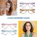 4 Pack Blue Light Blocking Cat Eye Reading Glasses for Women - Pearl Color, Anti Glare, UV Ray Protection - 1.75 Strength - Buy Online on GoSupps.com
