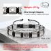 Jeroot Titanium Steel Magnet Armband for Men - Healing Bracelet with 3500 Gauss Strength Tree of Life Jewelry (23-30cm) Silver - Buy Online on GoSupps.com
