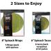 Spinach Flavor Raw Wraps - Gluten Free, Paleo, Keto, Vegan - 6 Pack of Low Carb Tortilla Wraps, 2 Ounce - Non-GMO, Shelf Stable, Yeast Free - Buy Online on GoSupps.com