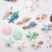 12-Piece Shell Pearl Starfish Hair Clip Set - Resin Alligator Hair Clips for Girls & Women - Buy Online on GoSupps.com