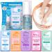nbc BeautiLab Pedicure Foot Soak Set - Upgraded 6 in 1 Foot Spa Foot Bath Spa Pedicure Kit Foot Soak for Tired & Dry Cracked Feet Athletes Feet and Calluses (Pacific Waves) Lavender