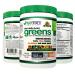 ecostream Naturals Vital First Daily Greens Superfood Powder 50 Whole Super Foods with Spirulina Chlorella Flax Seed Fiber and Enzymes with Organic Greens - 30 Servings