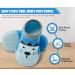 Dookeh Baby Shoes | Soft Sole Sneakers for Boys and Girls | Toddler Infant Sock Shoes 12-18 Months | Blue - Buy Online on GoSupps.com