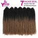 Youngther 7 Packs 154 Strands Passion Twist Hair for Butterfly Locs Crochet - 18 Water Wave Synthetic Bohemian Ombre Braiding Hair - Perfect Gift for Women - Buy Online on GoSupps.com
