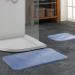 Elart Light Blue Bathing Mat Set - Washable Waterproof Bathroom Carpets with Suction Includes 60x100 cm & 60x50 cm Mats - Perfect for International Shipping - Buy Online on GoSupps.com