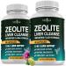 NEW AGE Liver Cleanse & Repair - Gut Health, and Energy - Zeolite for Adults with Noni, Glutathione, NAC, Chlorella, Spirulina, ALA, Cilantro, Milk Thistle & Shilajit - 180 Count 90 Count (Pack of 2)