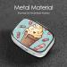 Ice Cream Printed Square Pill Box - Portable Travel Medicine Organizer | Shop Internationally - Buy Online on GoSupps.com
