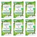 Pack of 6 Dresdner Essence Body Scrub Dead Sea Salt Mint 6 x 50 g Skin Scrub