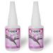 TigerProducts Tiger Glue for Billiard Pool Cue Tips 1 oz Thick Gap Filling 10-20 sec, 2-Pack