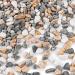 VGOODALL 900g Gravel Pebbles Mixed Colour 2LB Natural Decorative Pebbles Succulents for Vases Plants Rocks Aquarium Gravel Top Dressing Outdoor Decorative Rocks Grey