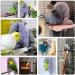 SIMENA Bird Buddy Fleece Blanket - Cozy Warmer & Cuddle Nest for Lovebirds, Parakeet Medium - Perfect for Cage or Hanging Toy - Buy Online on GoSupps.com