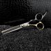 FCYSY Professional Hairdressing Thinning Scissors Kit - Gold Thinning Shears Set for Hair Layering, Texturizing, and Blending - Barber Haircut Scissors with Comb - Buy Online on GoSupps.com