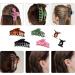 Fitiefun Hair Clips 5.2inch Extra Large Hair Clips and 4.3inch Inch Nonslip Large Hair Claw Clip for Women and Girls Strong Hold Hair Clips Set for ThickThin Hair (Black Brown Green Pink) X-Large Pink - Buy Online on GoSupps.com