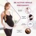 GABRIALLA Elastic Pregnancy Belly Band - Adjustable & Breathable Maternity Belt | Large White, Baby Safe Design for Improved Posture and Relief from Back, Joint, and Hip Strain - Buy Online on GoSupps.com