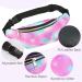 Unicorn Castle Glitter Sports Bag - 12cm x 32cm Women's Hip Pocket Belt Bag for Cycling & Camping - Stylish Blue & Purple Design - Buy Online on GoSupps.com