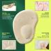 Metatarsal Pads & Heel Inserts for Women | Ball of Foot Cushions & Arch Support | All Day Pain Relief | Reusable Heel Pads for Loose Shoes | 3 Pairs Beige Black & Clear - Buy Online on GoSupps.com