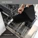 Reopet Silicone Pet Feed Mat - Waterproof Dog & Cat Mat with Elevated Edges | 87x57 cm - Black | Ideal for Mess-Free Feeding - Buy Online on GoSupps.com