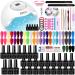 25 Colors Nail Polish Kit uv led nail lamp Nail gel with nail tool kit